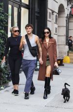 DUA LIPA and YOLANDA and Anwar HADID Out for Dinner in New York 09/21/2021