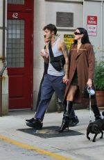 DUA LIPA and YOLANDA and Anwar HADID Out for Dinner in New York 09/21/2021