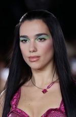DUA LIPA at Versace Fashion Show in Milan 09/24/2021 