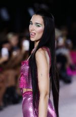 DUA LIPA at Versace Fashion Show in Milan 09/24/2021 