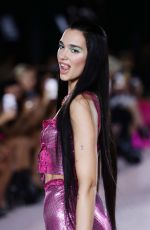 DUA LIPA at Versace Fashion Show in Milan 09/24/2021 