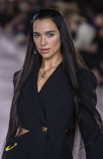 DUA LIPA at Versace Fashion Show in Milan 09/24/2021 