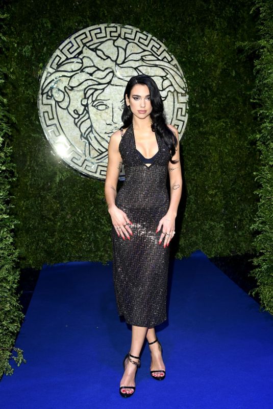 DUA LIPA at Versace Special Event in Milan 09/26/2021