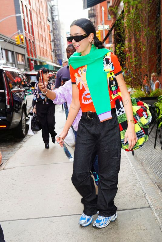 DUA LIPA Out and About in New York 09/22/2021