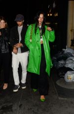 DUA LIPA Out for Dinner with Friends in London 09/05/2021
