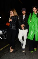 DUA LIPA Out for Dinner with Friends in London 09/05/2021