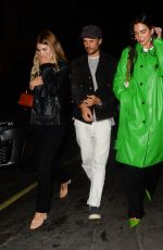 DUA LIPA Out for Dinner with Friends in London 09/05/2021
