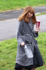 ELEANOR TOMLINSON on the Set of The Outlaws in Bristol 09/14/2021