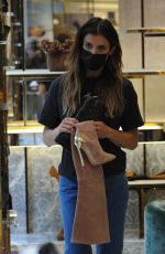 ELISABETTA CANALIS Out Shopping in Milan 09/23/2021