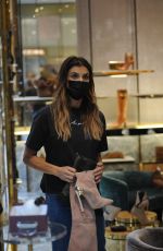 ELISABETTA CANALIS Out Shopping in Milan 09/23/2021