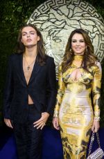 ELIZABETH HURLEY at Versace Special Event in Milan 09/26/2021