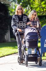 ELSA HOSK and Tom Daly Out with Their Baby in Pasadena 09/19/2021