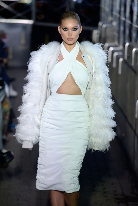 ELSA HOSK at Laquan Smith Runway Show in New York 09/09/2021
