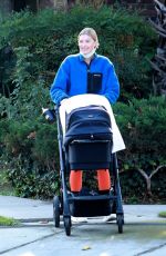 ELSA HOSK Out with Her Baby in Pasadena 09/24/2021