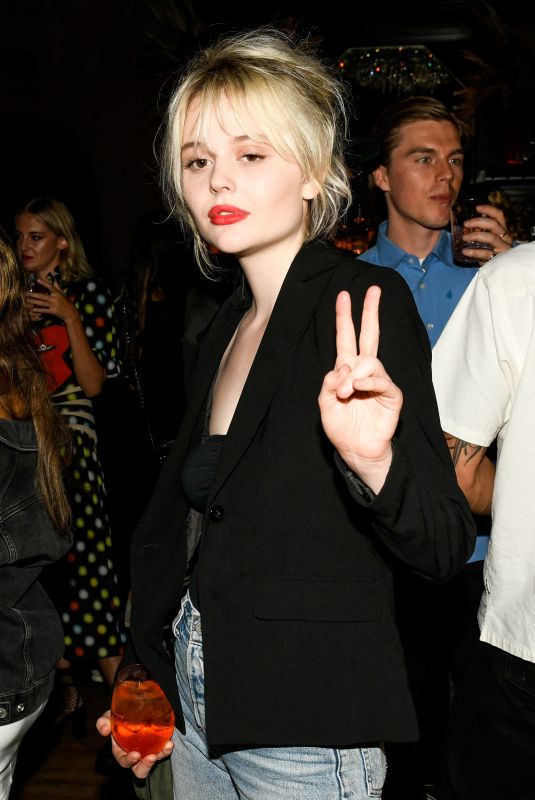 EMILY ALYN LIND at a NYFW Party in New York 09/11/2021