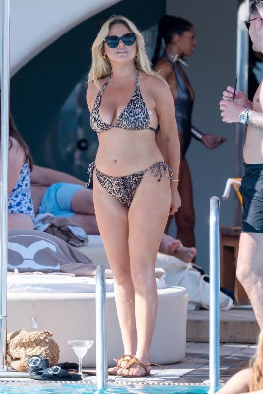 EMILY ATACK in Bikini on Holiday in Marbella 09/12/2021