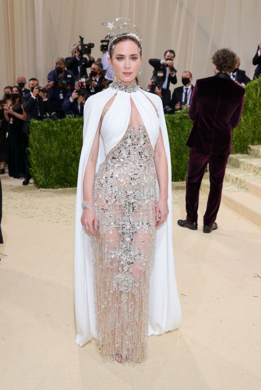 EMILY BLUNT at 2021 Met Gala in New York 09/13/2021