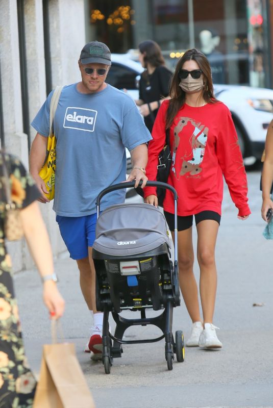 EMILY RATAJKOWSKI and Sebastian Bear McClard Out with Their Baby in New York 09/10/2021