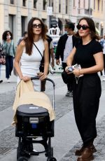 EMILY RATAJKOWSKI Out with Her Baby in Milan 09/25/2021