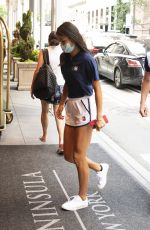 EMMA RADUCANU Arrives at Her Hotel in New York 09/15/2021