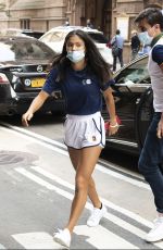 EMMA RADUCANU Arrives at Her Hotel in New York 09/15/2021