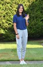EMMA RADUCANU Returns to Her Home in Kent 09/16/2021