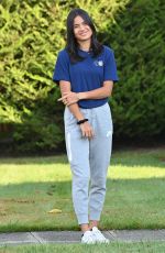 EMMA RADUCANU Returns to Her Home in Kent 09/16/2021