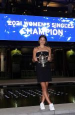 EMMA RADUCANU with US Open Trophy in New York 09/12/2021