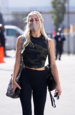 EMMA SLATER Arrives at Dancing With The Stars Rehearsal in Los Angeles 09/02/2021