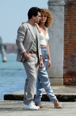 ESTHER ACEBO and Jaime Lorente at 78th Venice International Film Festival 09/05/2021