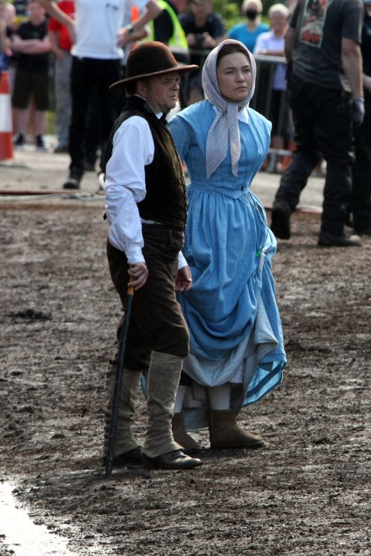 FLORENCE PUGH on the Set of The Wonder in Wicklow 08/29/2021