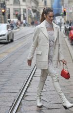 FRANCESCA SOFIA NOVELLO at Ermanno Scervino Show at Milan Fashion Week 09/25/2021