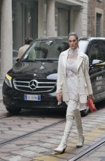 FRANCESCA SOFIA NOVELLO at Ermanno Scervino Show at Milan Fashion Week 09/25/2021