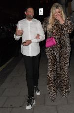 GEMMA COLLINS Leaves Novikov Restaurant in London 09/23/2021