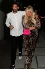 GEMMA COLLINS Leaves Novikov Restaurant in London 09/23/2021