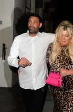 GEMMA COLLINS Leaves Novikov Restaurant in London 09/23/2021