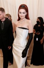 GIGI HADID at 2021 Met Gala in New York 09/13/2021