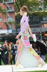 GIGI HADID at Moschino SS22 Runway Show in New York 09/09/2021