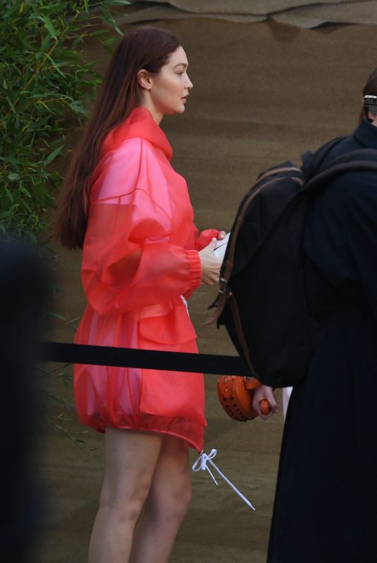 GIGI HADID at Tod