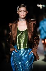 GIGI HADID at Tom Ford Runway Show at New York Fashion Week 09/12/2021