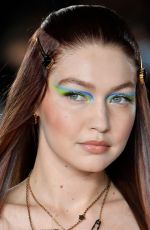 GIGI HADID at Versace SS22 Runway Show in Milan 09/24/2021