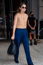 GIGI HADID Leaves Altuzarra Spring 2022 Ready-to-wear Fashion Show in New York 09/12/2021