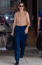 GIGI HADID Leaves Altuzarra Spring 2022 Ready-to-wear Fashion Show in New York 09/12/2021