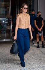 GIGI HADID Leaves Altuzarra Spring 2022 Ready-to-wear Fashion Show in New York 09/12/2021