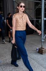 GIGI HADID Leaves Altuzarra Spring 2022 Ready-to-wear Fashion Show in New York 09/12/2021