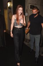 GIGI HADID Leaves Fendace Afterparty atMilan Fashion Week 09/26/2021