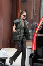 GIGI HADID Leaves Her Apartment in New York 09/12/2021