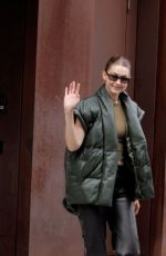 GIGI HADID Leaves Her Apartment in New York 09/12/2021
