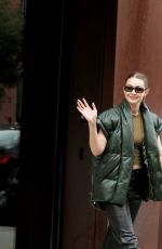 GIGI HADID Leaves Her Apartment in New York 09/12/2021