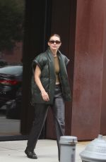 GIGI HADID Leaves Her Apartment in New York 09/12/2021